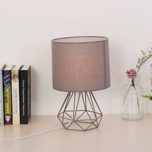 Load image into Gallery viewer, Geometric Bracket Table Lamps E27 Lamp Base Decorative Retro Shade Table Lights Bedside Home Lighting for Bedroom Living Room