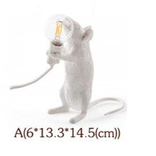 Load image into Gallery viewer, Italy Designer Mouse Resin Table Lamps Room Decorative Table Lamp for Bedroom Bedside Lamp Desk Lamp Home Deco Lighting Fixtures