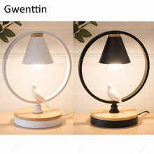 Load image into Gallery viewer, Nordic LED Table Lamp for Boy Girl Bedroom Bedside Lamp Standing Desk Light Home Decor Modern Bird Light Fixtures Loft Luminaire