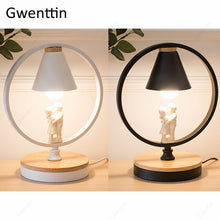Load image into Gallery viewer, Nordic LED Table Lamp for Boy Girl Bedroom Bedside Lamp Standing Desk Light Home Decor Modern Bird Light Fixtures Loft Luminaire