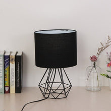 Load image into Gallery viewer, Geometric Bracket Table Lamps E27 Lamp Base Decorative Retro Shade Table Lights Bedside Home Lighting for Bedroom Living Room

