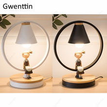 Load image into Gallery viewer, Nordic LED Table Lamp for Boy Girl Bedroom Bedside Lamp Standing Desk Light Home Decor Modern Bird Light Fixtures Loft Luminaire
