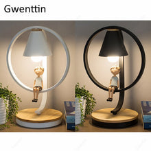 Load image into Gallery viewer, Nordic LED Table Lamp for Boy Girl Bedroom Bedside Lamp Standing Desk Light Home Decor Modern Bird Light Fixtures Loft Luminaire
