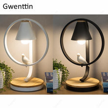 Load image into Gallery viewer, Nordic LED Table Lamp for Boy Girl Bedroom Bedside Lamp Standing Desk Light Home Decor Modern Bird Light Fixtures Loft Luminaire
